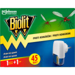 Biolit elektrický odpařovač proti komárům, 45 nocí, 27 ml