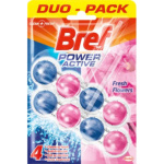 Bref WC Power Aktiv Fresh flowers, WC blok, 2× 50 g