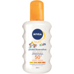 Nivea Sun Kids OF 50+ Protect & Sensitive dětský sprej na opalování, 200 ml