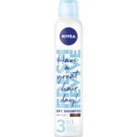 Nivea Fresh Revive suchý šampon pro tmavší tón vlasů, 200 ml