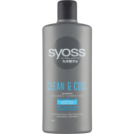 Syoss Men Clean & Cool šampon pro normální až mastné vlasy, 440 ml