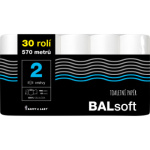 BALsoft 2vrstvý toaletní papír, 30 rolí
