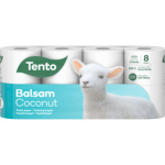 Tento Balsam Coconut 3vrstvý toaletní papír, role 142 útržků, 19,03 m, 8 rolí