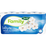 Tento White Cotton Whiteness 2vrstvý toaletní papír, 8 rolí, 18 m role