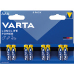 Varta Longlife Power AAA baterie, 8 ks, 961041