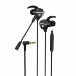 In-ear Gaming Headphones 3D Stereo Sound with Removable Microphone Wintory M31 Black 450580