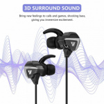 In-ear Gaming Headphones 3D Stereo Sound with Removable Microphone Wintory M31 Black 450580