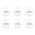 Spokey LERNER * Pingpongové míčky, 6 ks, bílé, K81872