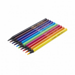 EASY COLP JUMBO Trojhranné bezdřevé pastelky JUMBO z pryskyřice, 12 ks, 12 barev , S839958