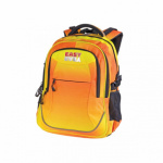 EASY Flow 920749 Batoh školní tříkomorový duhový žluto - oranžový, profilovaná záda, 26 l, 5902693207498
