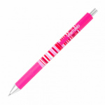EASY VENTURIO Kuličkové pero, modrá semi-gelová náplň, 0,7 mm,1ks v balení, růžová-fialová, S926435