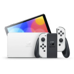Herní konzole Nintendo Switch, White Joy-Con (OLED), NSH008