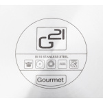 Pánev G21 Gourmet Magic 28 cm s poklicí, nerez, G21-003N