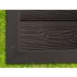 Zakončovací lišta G21 Dark Wood 4,5 x 4,5 x 300 cm, mat. WPC, ZAHDKW1
