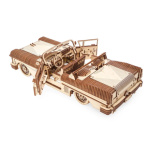 Hračka Ugears 3D dřevěné mechanické puzzle VM-05 Auto 739ks (50's convertible), UG70053