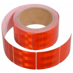 Samolepící páska reflexní dělená 1m x 5cm červená, 01546