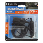 Prodlužovací kabel 12/24V 5A 3m, 07425