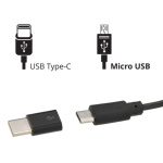 Nabíječka telefonu 12/24V MICRO USB/USB-C, 07659