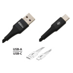 Datový a nabíjecí kabel SPEED USB-A / USB-C 480 Mb/s 1,5m, 07707