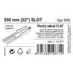 Stěrač FLAT BULK (SLOT) 22"/550mm, 10871