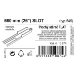 Stěrač FLAT BULK (SLOT) 26"/660mm, 10874