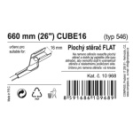 Stěrač FLAT BULK (CUBE16) 26"/660mm, 10968