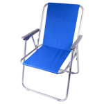Židle kempingová skládací BERN modrá, 13455