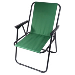 Židle kempingová skládací BERN zelená, 13456