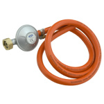 Plynový regulátor tlaku 30mbar EN16129 - sada 1,5m hadice, 13607