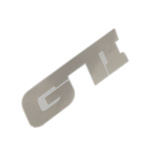 Znak GTI samolepící METAL velký, 35308