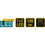 Svítilna čelová LED 1W, TO-88675