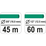 Stojan navíjecí na zahradní hadici s kolečky, TO-89336