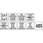 Brousek pro keramické a ocelové nože, YG-02355