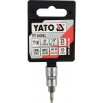 Nástavec 1/4" bit Torx T10, YT-04302