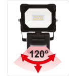 Reflektor SMD LED, 20W, 1800lm, IP54, pohyb. sensor, YT-81827