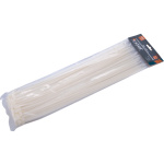 pásky stahovací na kabely bílé, 380x4,8mm, 100ks, nylon PA66 8856114