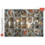 TREFL Puzzle Strop Sixtinské kaple 6000 dílků 110242