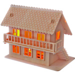 WOODEN TOY , WCK 3D puzzle Vila E 111545