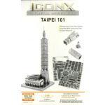 METAL EARTH 3D puzzle Tchaj-pej 101 (ICONX) 112106