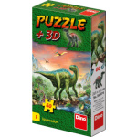 Puzzle s figurkou dinosaura: Iguanodon 60 dílků 115843