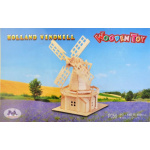 WOODEN TOY , WCK 3D puzzle Holandský větrný mlýn 116826