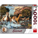 DINO Puzzle Secret Collection: Koně 1000 dílků 117290