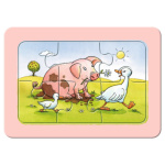 RAVENSBURGER Moje první puzzle Zvířecí kamarádi 3x6 dílků 117981