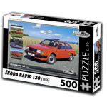 RETRO-AUTA Puzzle č. 30 Škoda Rapid 130 (1986) 500 dílků 118109