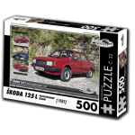 RETRO-AUTA Puzzle č. 32 Škoda 125 L (1989) - pravostranné řízení 500 dílků 118111