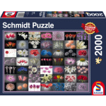 SCHMIDT Puzzle Květinový pozdrav 2000 dílků 118439