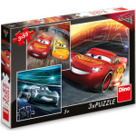 DINO Puzzle Cars 3: Trénink 3x55 dílků 118993