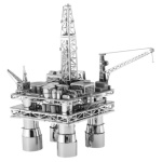METAL EARTH 3D puzzle Ropná plošina a tanker (deluxe set) 120069