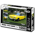 RETRO-AUTA Puzzle č. 1 ŠKODA 110 R COUPE (1974) 1000 dílků 120410