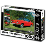 RETRO-AUTA Puzzle č. 60 Škoda 110 R Coupe (1971) 1000 dílků 120479